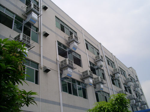 印染絲印廠車間降溫通風、異味解決方案